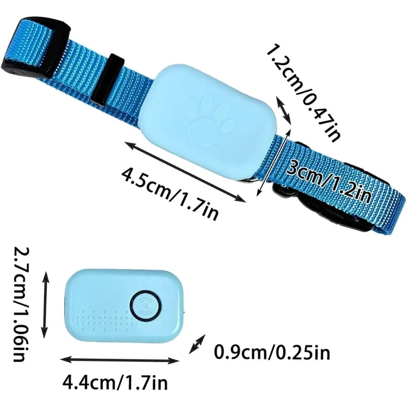 Smart Pet GPS Tracker with Adjustable Collar - Keep Your Cat and Dog Safe and Sound!