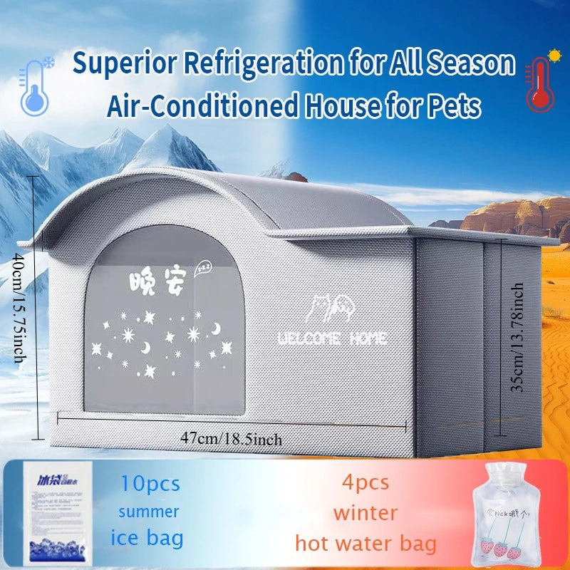Ultimate Comfort for Your Pet: All-Season Cooling & Warmth Cat Dog Bed for Every Season