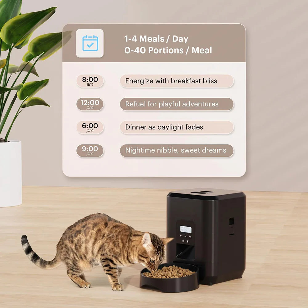 Revolutionary 2L Pet Feeder: The Smart Food Dispenser for Cats and Dogs for Tailored Feeding Schedules