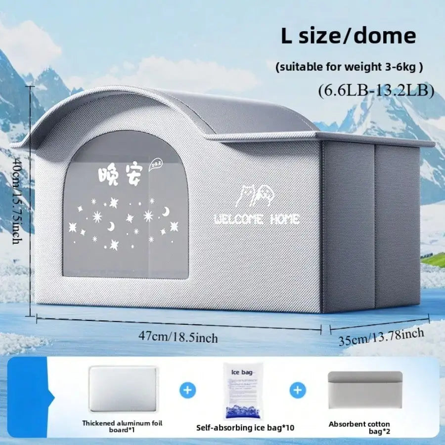 Ultimate Comfort for Your Pet: All-Season Cooling & Warmth Cat Dog Bed for Every Season